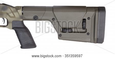Adjustable Rifle Stock And Pistol Grip With Recoil Pad