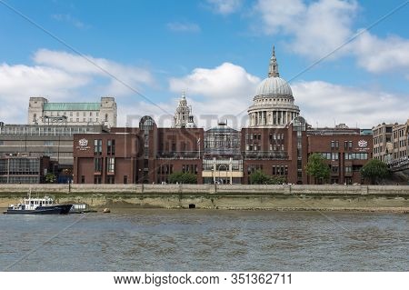London, United Kingdom- June 2019: Facade Of The City Of London School, Also Known As Cls And City A