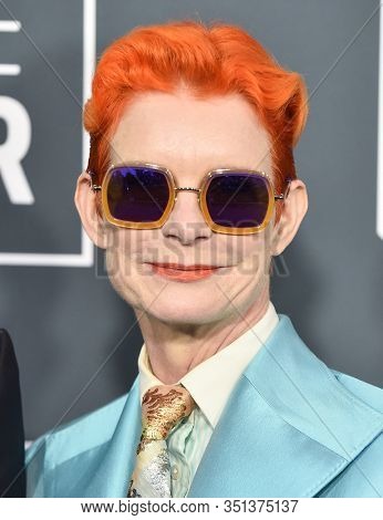 LOS ANGELES - JAN 12:  Sandy Powell arrives for the 25th Annual Critics' Choice Awards on January 12, 2020 in Santa Monica, CA