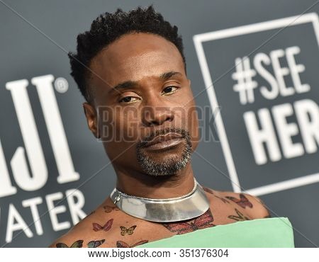 LOS ANGELES - JAN 12:  Billy Porter arrives for the 25th Annual Critics' Choice Awards on January 12, 2020 in Santa Monica, CA