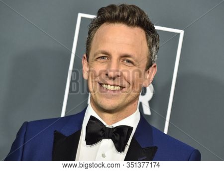 LOS ANGELES - JAN 12:  Seth Meyers arrives for the 25th Annual Critics' Choice Awards on January 12, 2020 in Santa Monica, CA