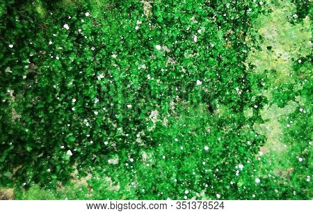 Green Uvarovite Mineral Texture As Nice Background