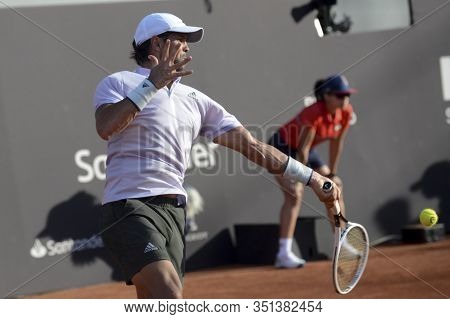 Rio De Janeiro, Rj, Brazil - February 17, 2020: Fernando Verdasco (esp) Vs Pablo Andujar (esp) Champ