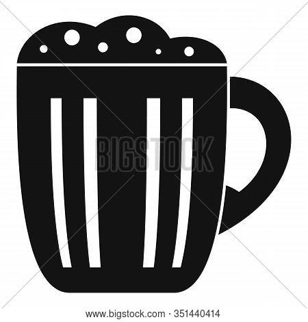 Mug Kvass Icon. Simple Illustration Of Mug Kvass Vector Icon For Web Design Isolated On White Backgr