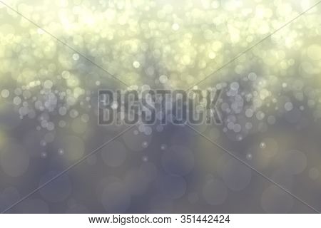 Abstract Underwater Illustration. Nice Abstract Gradient Yellow Pink Bokeh Circles Background Textur