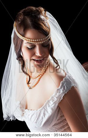 Dejlige sensuelle brud i lingeri