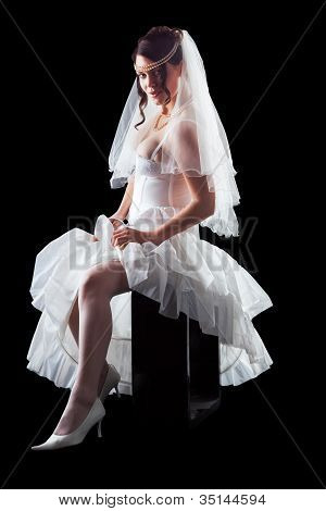 Dejlige sensuelle brud i lingeri