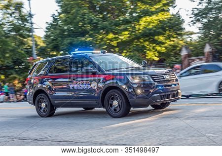 Atlanta. Georgia - August 31, 2019: First Responders Are People With Specialized Training And Are Th