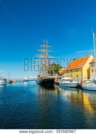 Christiansoe, Denmark - August 10, 2013: Fort Christiansoe - The Old Fortress Of King Christian V Si