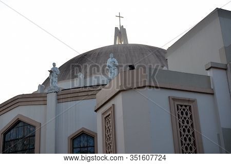 Rizal, Ph - Nov. 30: Church Facade At Antipolo Cathedral On November 30, 2019 In Antipolo, Rizal, Ph