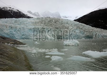 Pia Glacier In Patagonia. Chile. South America