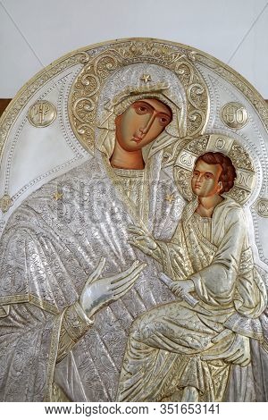Icon Of Mary With Jesus