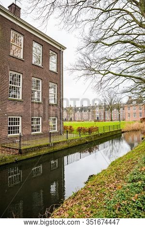 Zeist, Netherlands - January 04, 2020. Architecture Around Evangelical School
