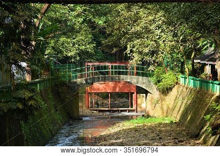 Rizal, Ph - Nov. 30: Hinulugang Taktak Water Falls Creek On November 30, 2019 In Antipolo, Rizal, Ph