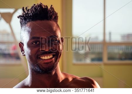 Happy Man With Cool Hairctyle Dreadlocks Feel Good Mood