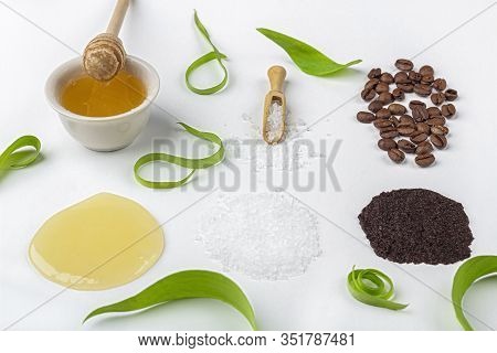Natural Organic Ingredients Homemade Skin Care. Cleansing And Nourishing Cosmetic. Beauty Products: 