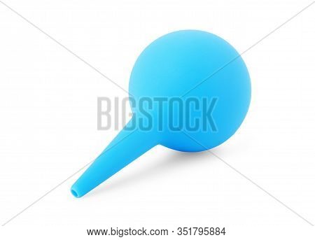 Medical Enema. Isolate Medical Enema. Enema In The Center Of The Frame.