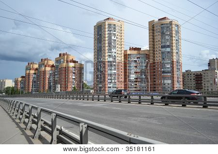 Dunaysky street i Sankt Petersburg