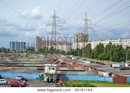 Utkanten av St.Petersburg, området OSW