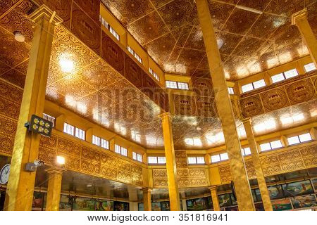 Hpaung Daw U Pagoda On Inle Lake In Burma