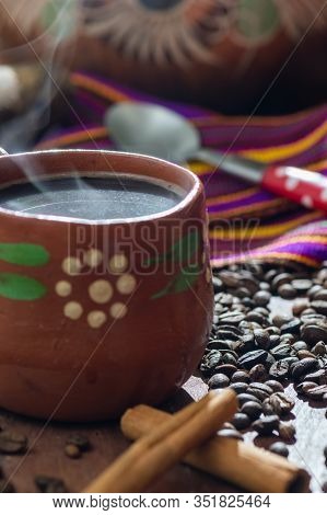 Cafe De Olla, Traditional Mexican Coffee From Clay Pots
