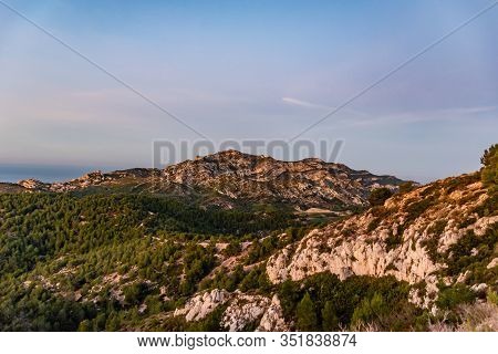 Sunrise At Calanque De Morgiou (marseille, France): The Breathtaking Cliff Mountain Landscape Under 