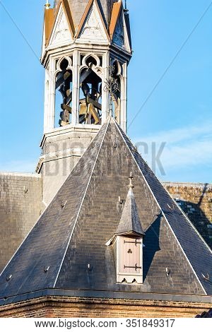 Utrecht, Netherlands - January 06, 2020. Old Neo Gothic Church Martinuskerk Rebuilded For Living