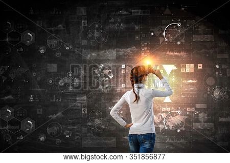 Future of virtual technology. Mixed media
