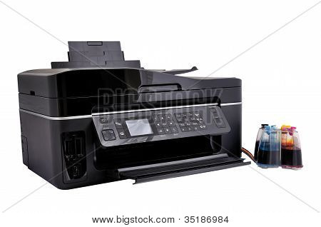 Sistema de suministro de tinta continua y MFP