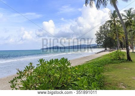Bang Tao Beach On A Sunny Morning, Phuket, Thailand