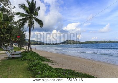 Bang Tao Beach On A Sunny Morning, Phuket, Thailand
