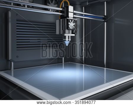 3D Printer With Injector Nozzle