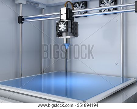 3D Printer With Injector Nozzle