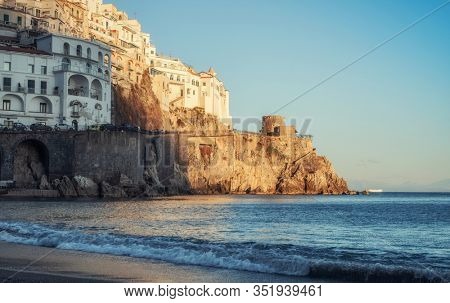 View of a Amalfi town, Italy