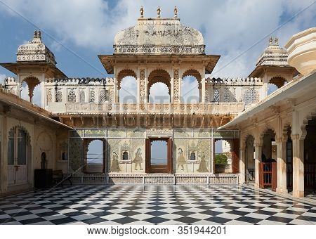 City Palace, Udaipur Is A Palace Complex Situated In The City Of Udaipur In The Indian State Of Raja