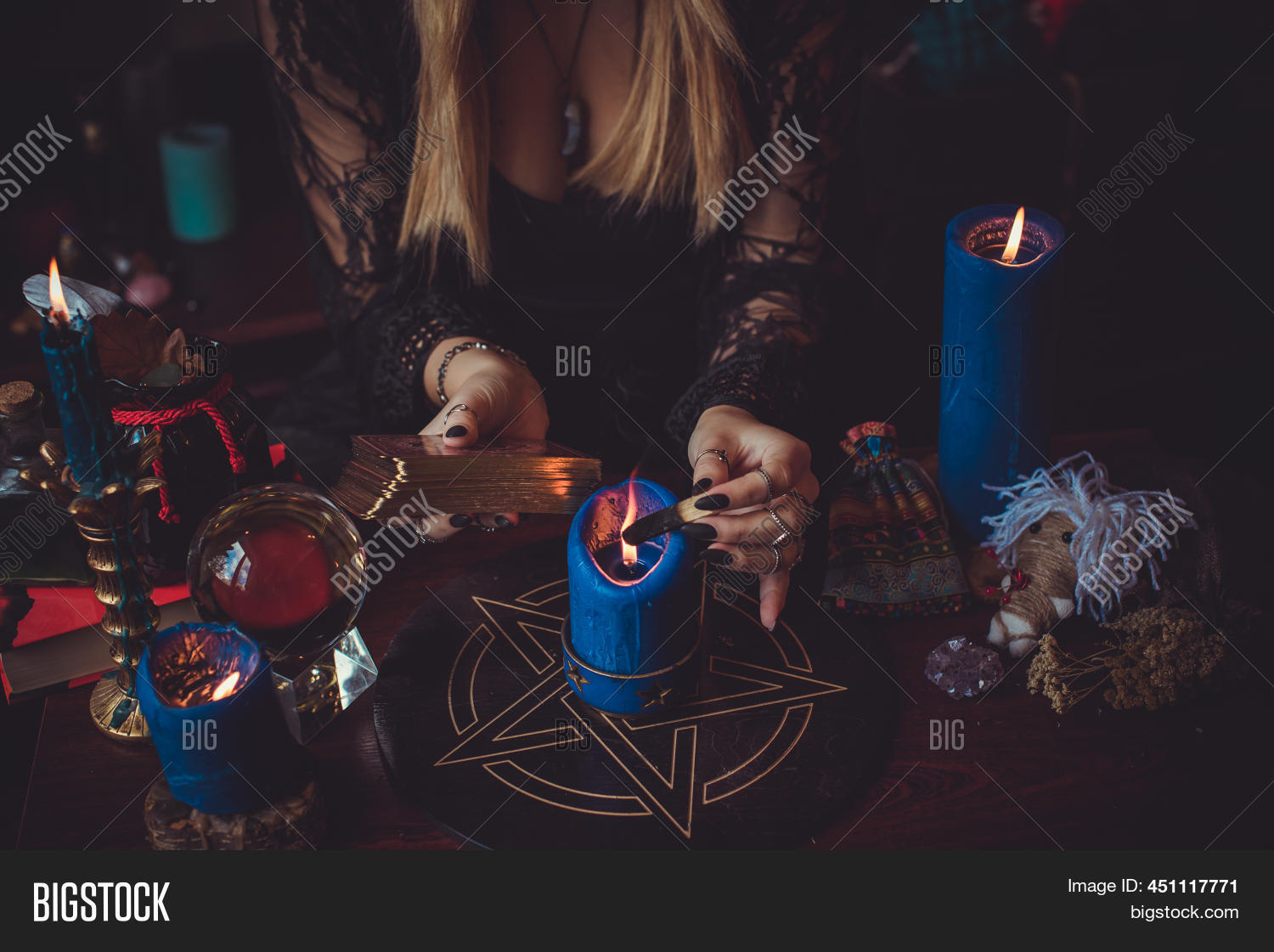 Shaman Woman Doing Image & Photo (Free Trial) | Bigstock