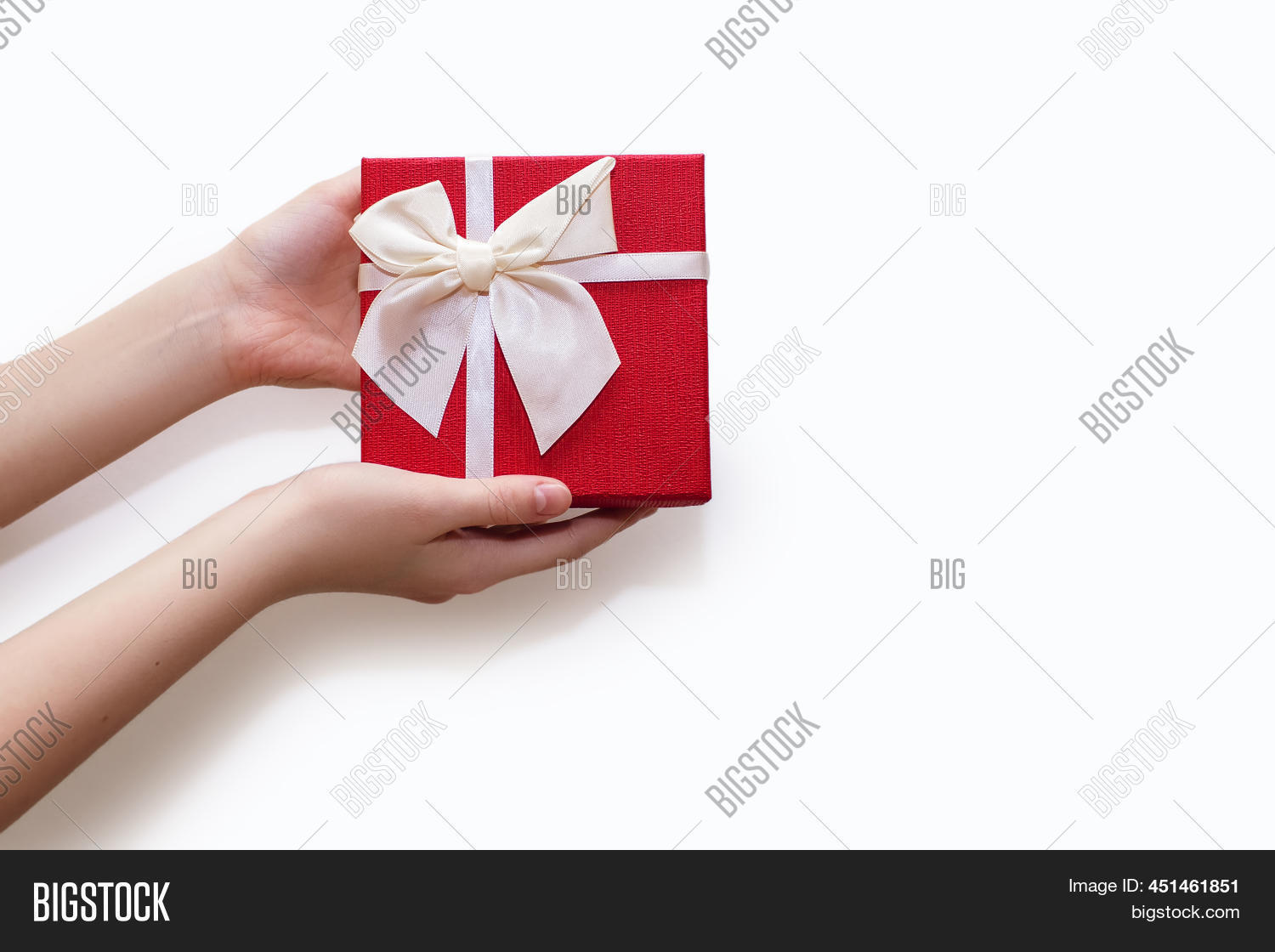 Red Gift Box Human Image & Photo (Free Trial) Bigstock