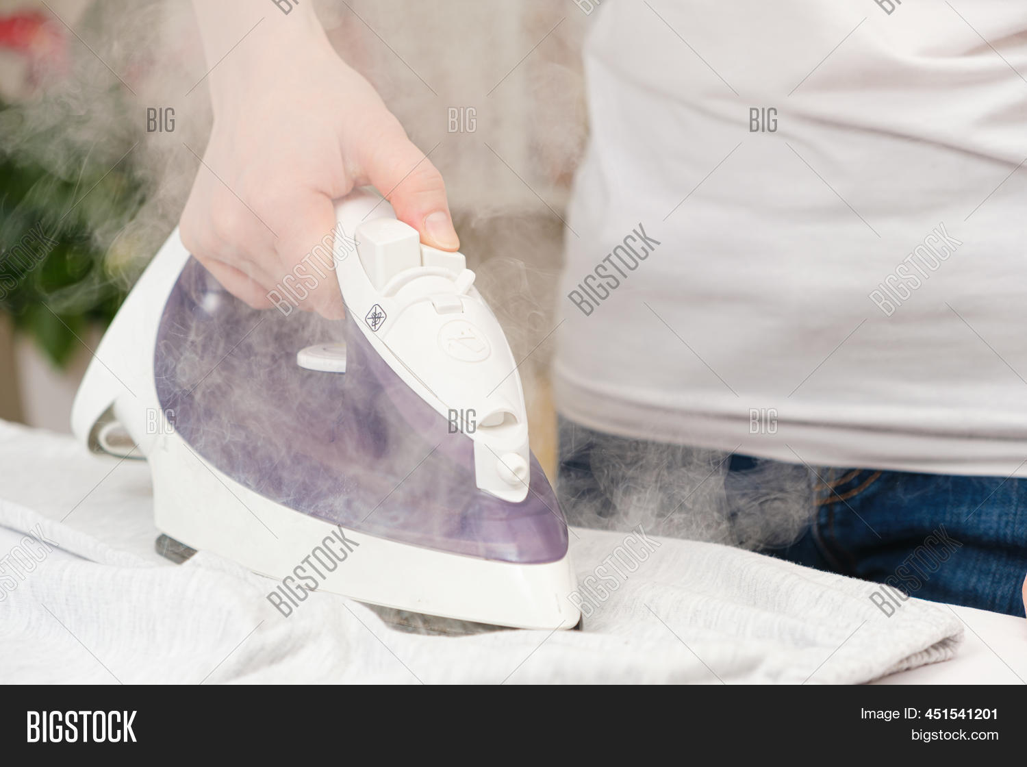 Woman Irons Clothes Image & Photo (Free Trial) Bigstock