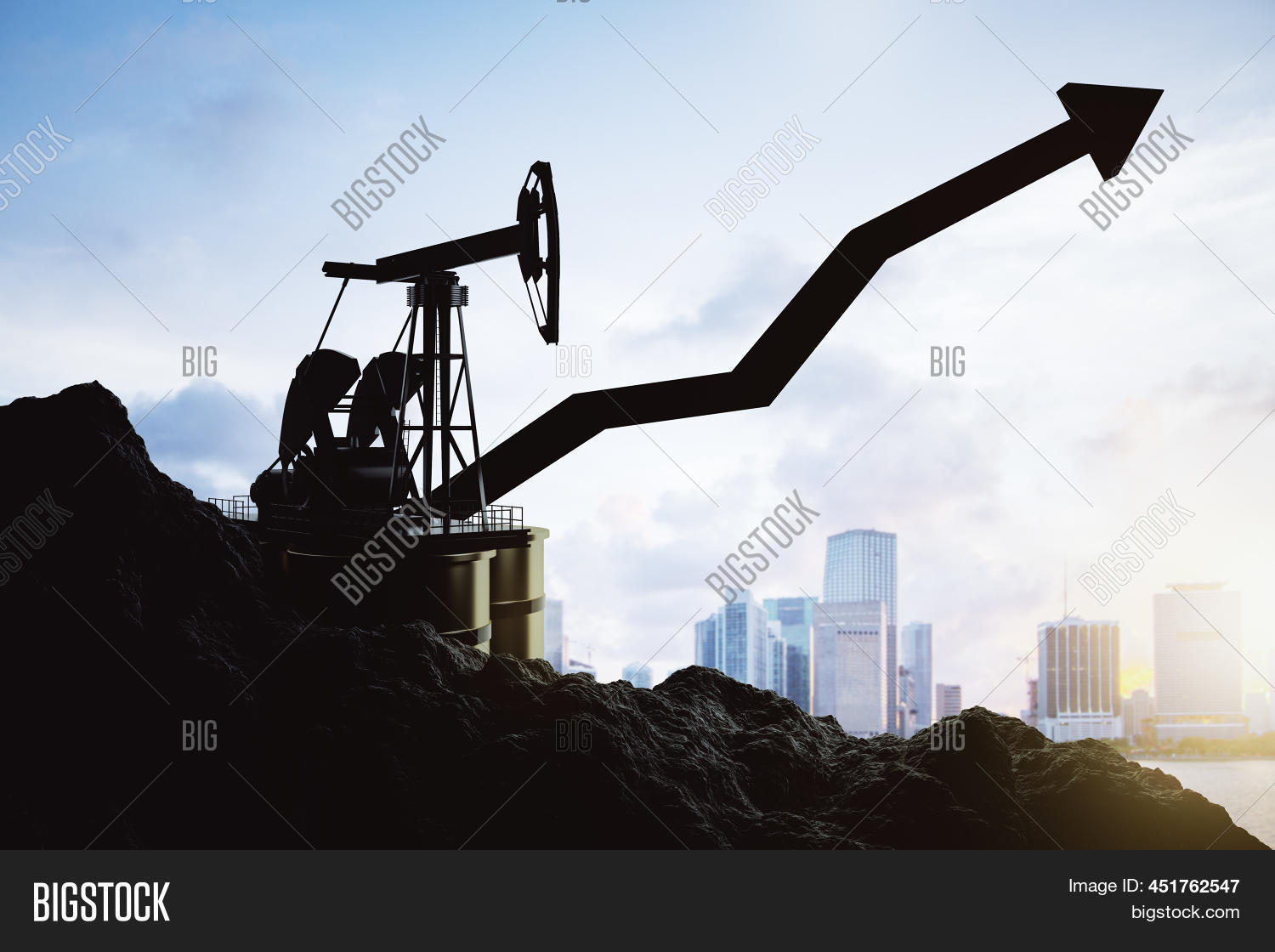 Oil Pump Oil Field Image & Photo (Free Trial) Bigstock