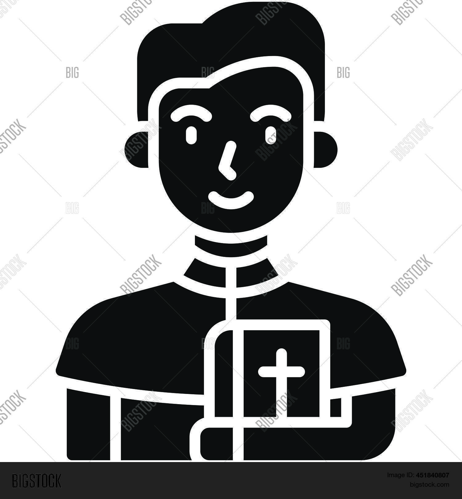 Priest Icon, Vector & Photo (Free Trial) | Bigstock