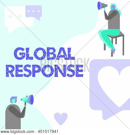 Conceptual Display Global Response. Word For Indicates The Behaviour Of Material Away From Impact Po