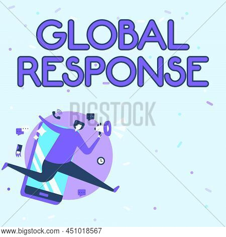 Writing Displaying Text Global Response. Business Overview Indicates The Behaviour Of Material Away 