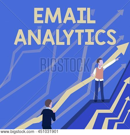 Conceptual Caption Email Analytics. Word Written On Way To Break Down Open Rate To Give Insights On 