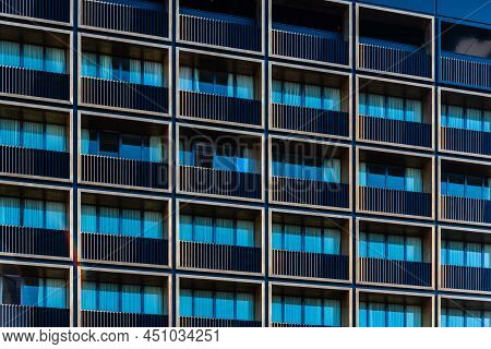 Madrid, Spain - December 12, 2021: Rosewood Villa Magna Luxury Hotel In Paseo De La Castellana Avenu