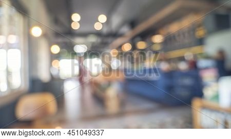 Blurred Background Shopping Mall Light Bokeh Business Event In Retail Store. Blurry Abstract Backgro