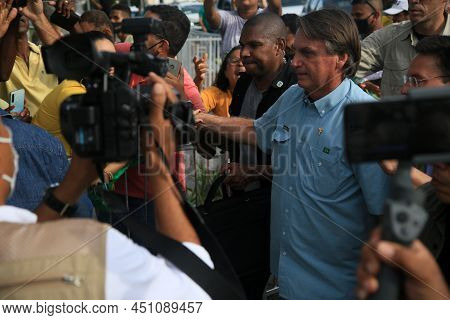 Jair Bolsonaro In Salvador