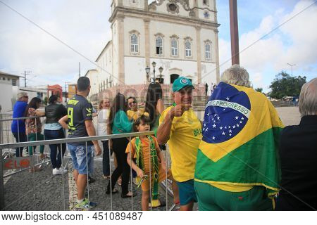 Jair Bolsonaro In Salvador