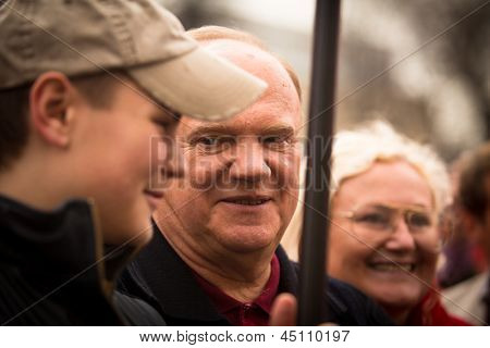 Mosca - 1 maggio: Gennady Zyuganov (è un politico russo, primo segretario del partito comunista di