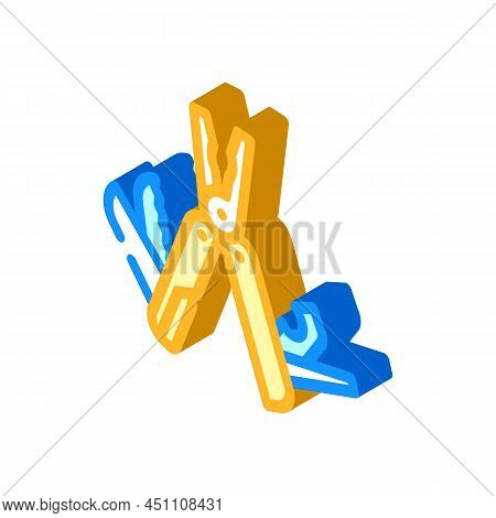 Multitool Hiker Tool Isometric Icon Vector. Multitool Hiker Tool Sign. Isolated Symbol Illustration