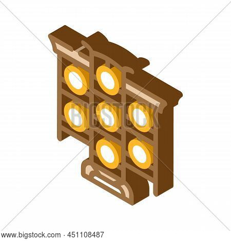 Yunluo Chinese Isometric Icon Vector. Yunluo Chinese Sign. Isolated Symbol Illustration